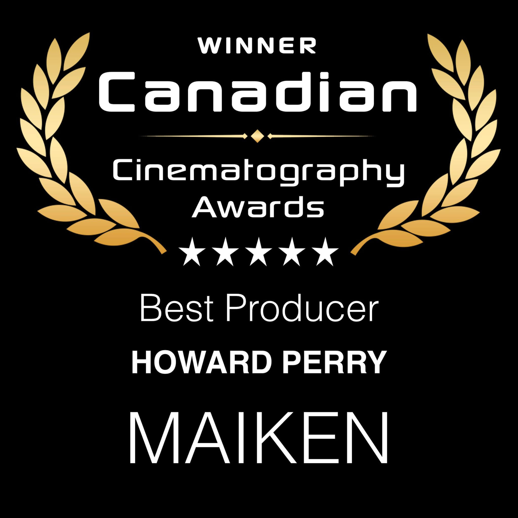 Canadian cinematography best producer award